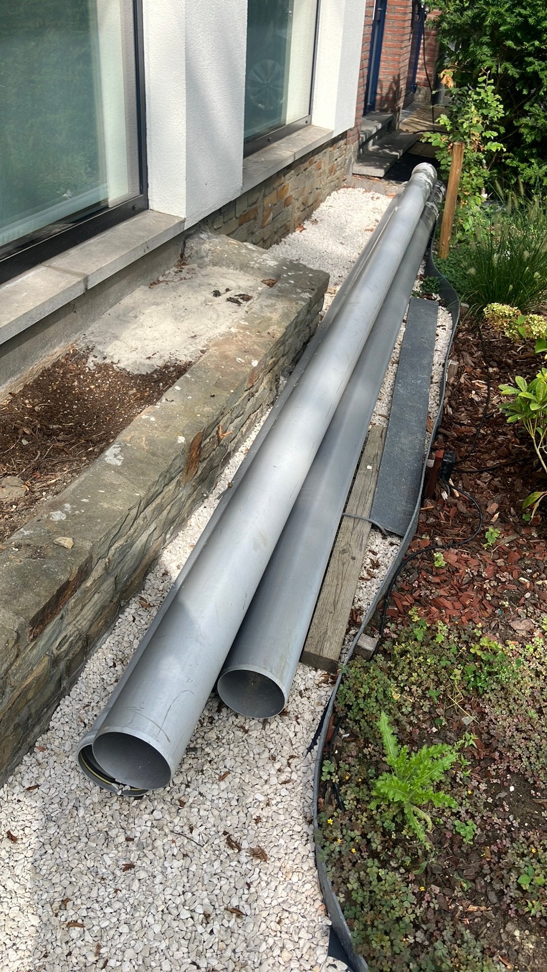 Rioolbuizen 6m dia 160mm 3 stuks (15 eur/st), Ophalen, Afvoer, 6 meter of meer, PVC