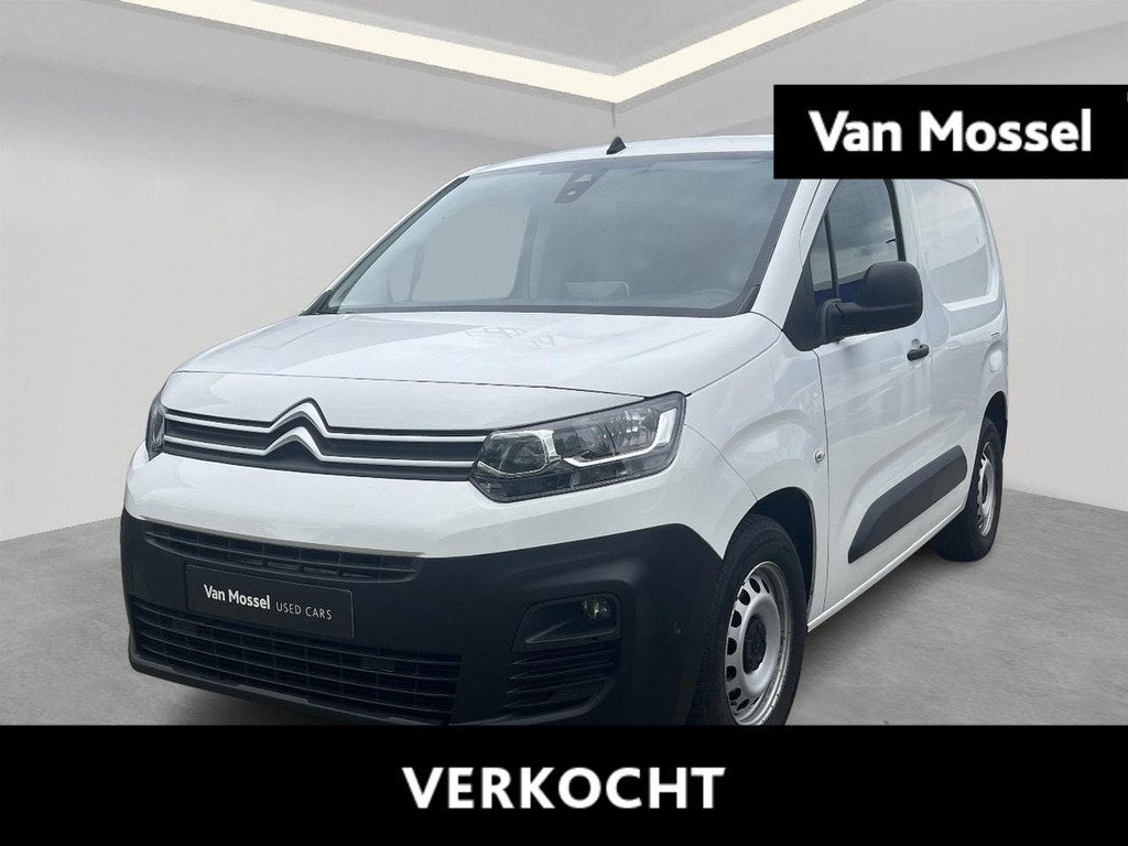 Citroën Berlingo M Heavy 1.2 PT 130 S&S EAT8 Worker, Auto's, Bestelwagens en Lichte vracht, Stof, Gebruikt, Citroën, Wit