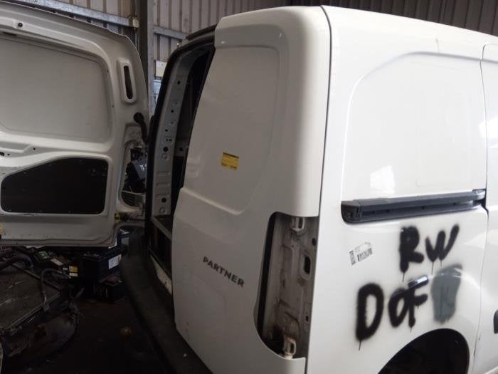 Portière arrière camionnette d'un Peugeot Partner, -, -, 3 mois de garantie, Utilisé