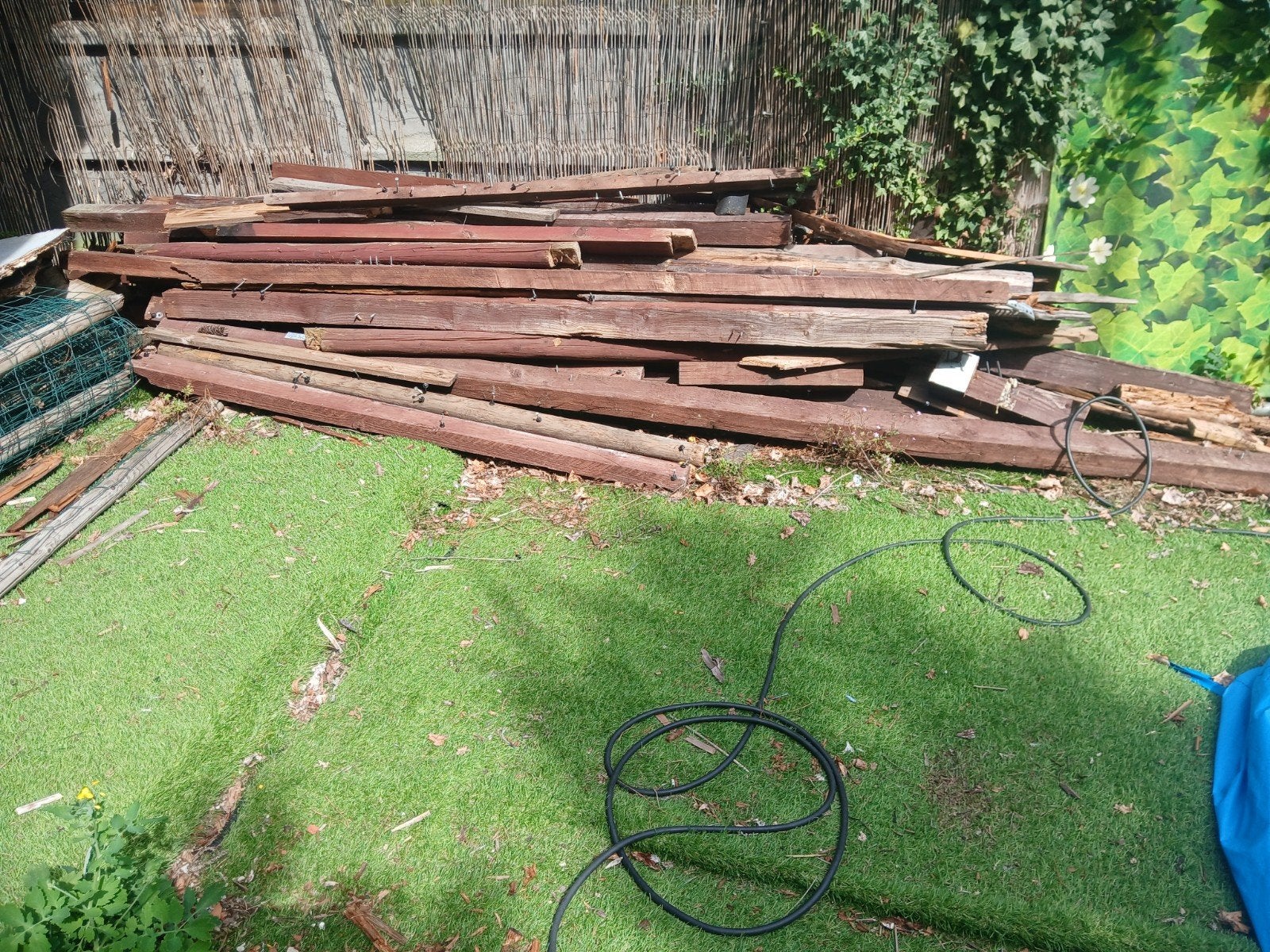 houten planken +balken gratis af te halen, Doe-het-zelf en Bouw, Ophalen