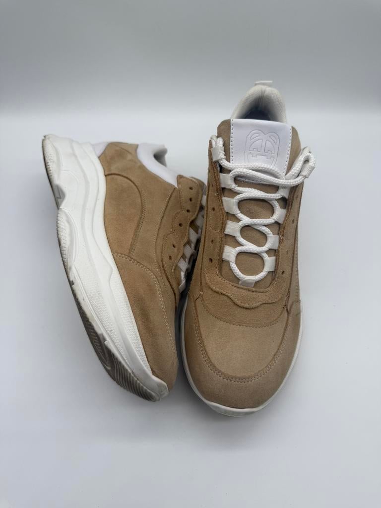 Guts & Gusto Suède Sneakers - Maat 39 - Beige, Beige, Ophalen of Verzenden, Zo goed als nieuw, Sneakers