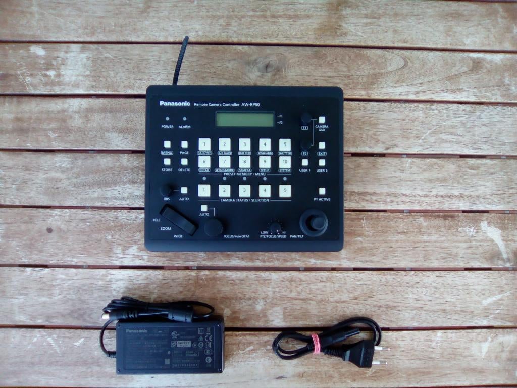 Panasonic AW RP50 IP Controller x Streaming PTZ 4K Cameras, Audio, Tv en Foto, Verzenden, Zo goed als nieuw