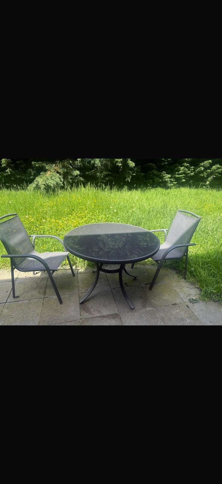 Tables de jardin avec chaises, Enlèvement ou Envoi, Comme neuf