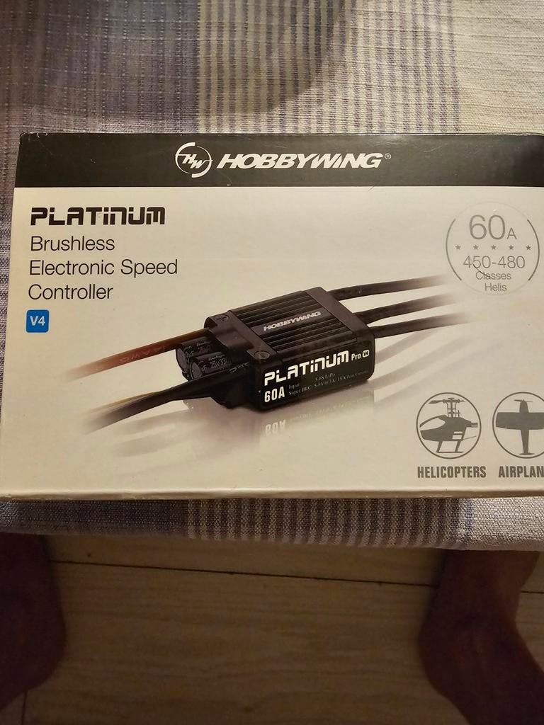 Hobbywing platinium esc 60A nw en 1 gebruikt, Hobby en Vrije tijd, Ophalen of Verzenden