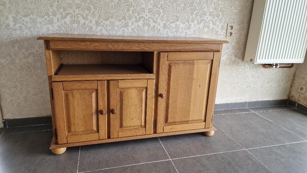 Tv-meubel met uitschuifbare plank, Enlèvement