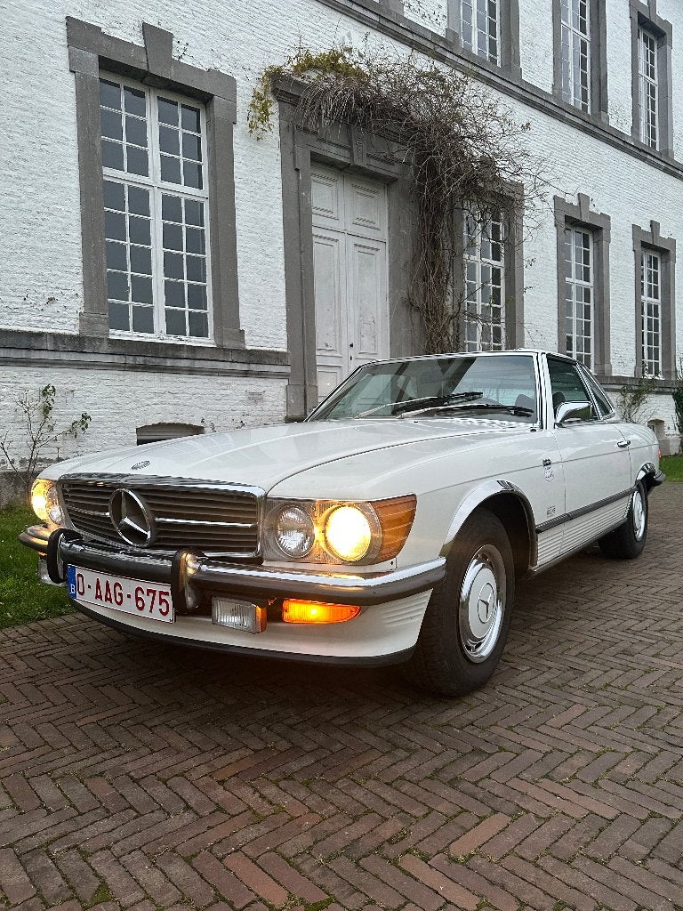 Mercedes SL 450, Auto's, Automaat, 8 cilinders, Cabriolet, Wit