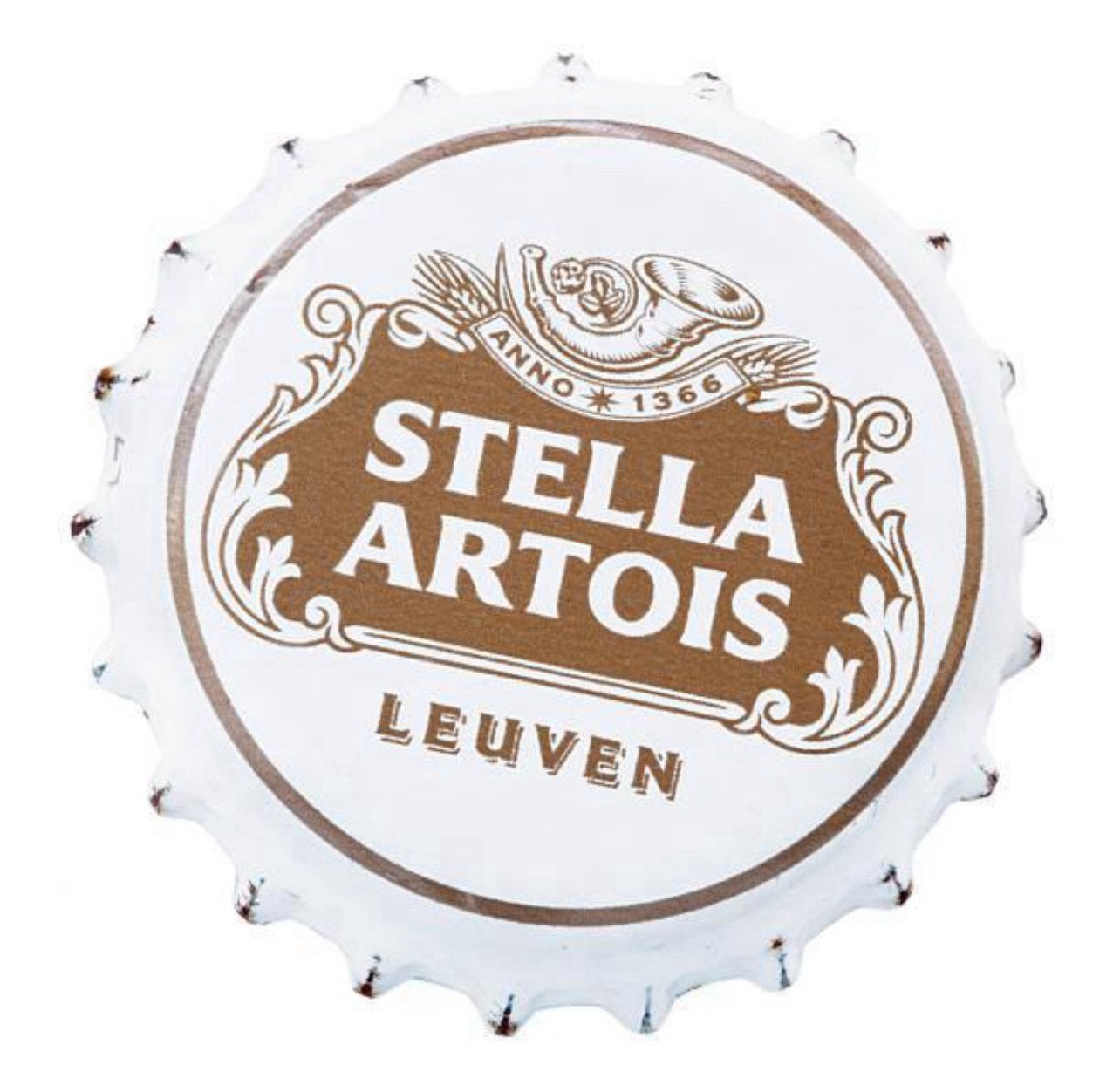 Metalen reclamebord Stella Artois 4 - retro vintage mancave, Ophalen of Verzenden, Nieuw, Reclamebord, Plaat of Schild, Stella Artois