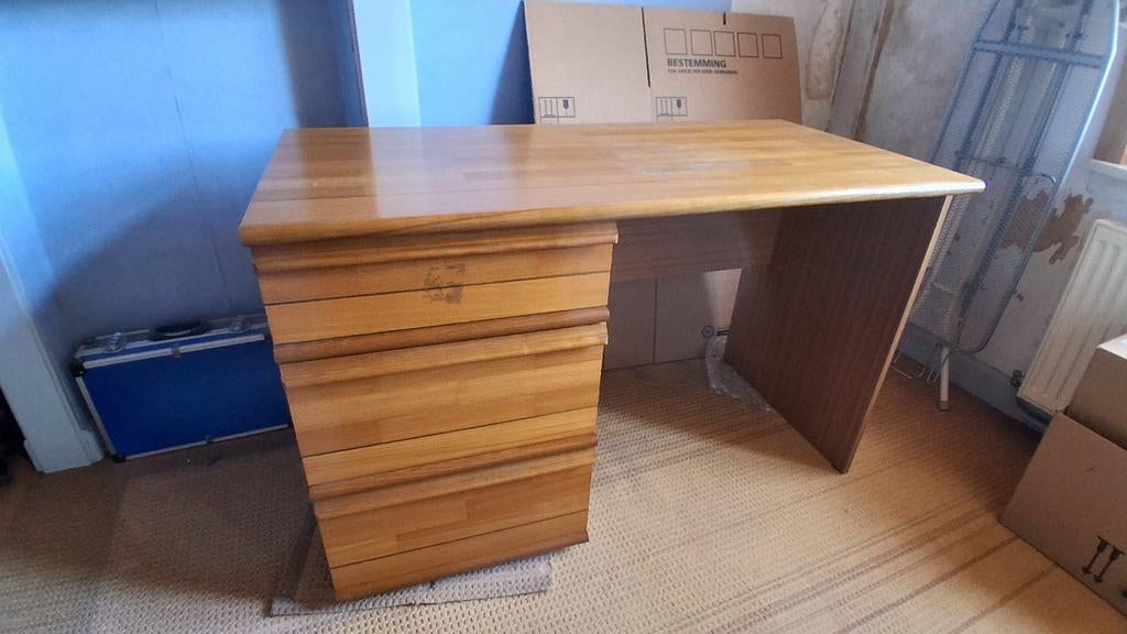 Bureau 120 cm, Scandinave, Autres marques, Enlèvement, Bois
