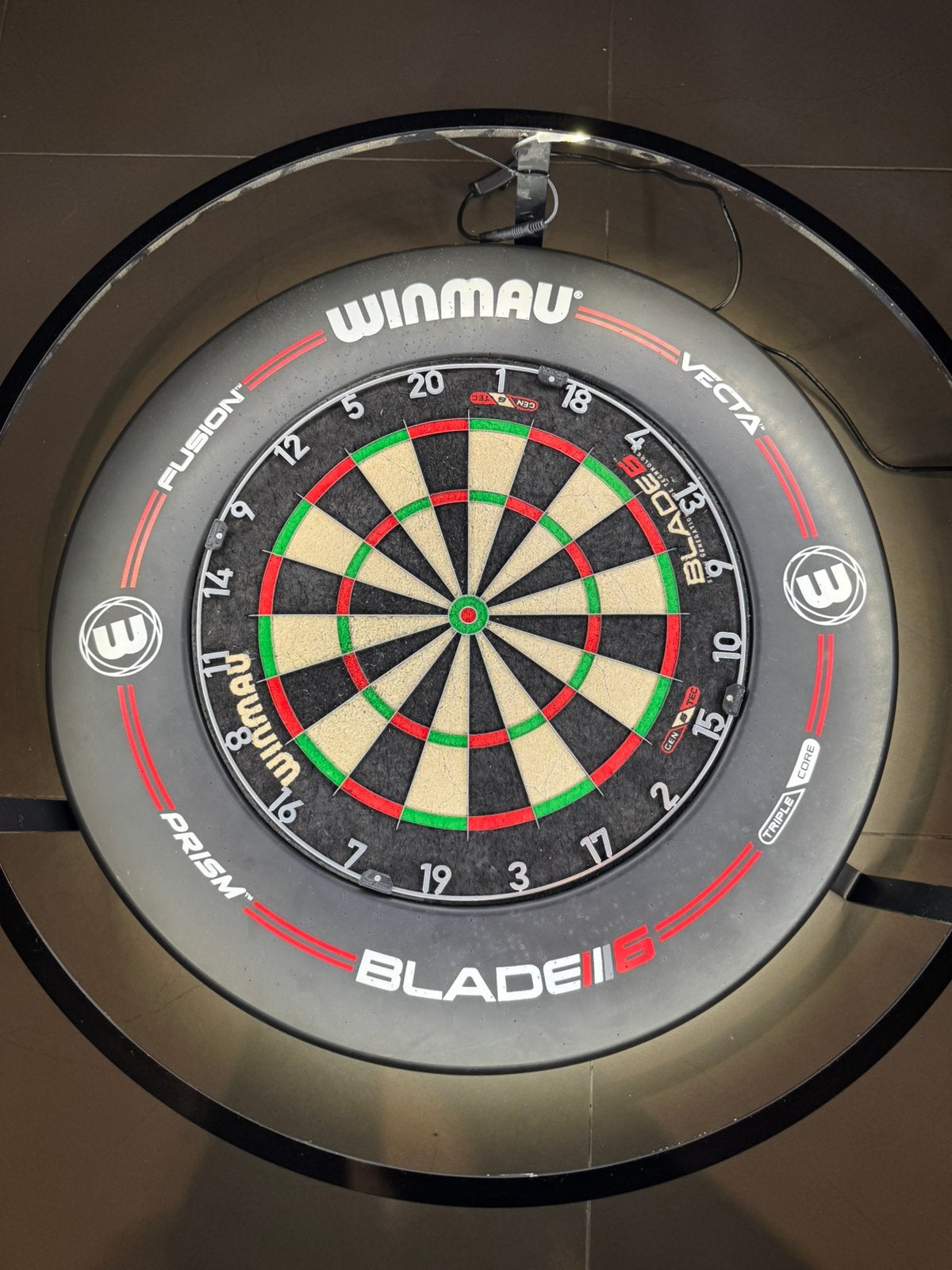 Dartsboard winmau, Ophalen, Zo goed als nieuw, Dartbord, Soft tip