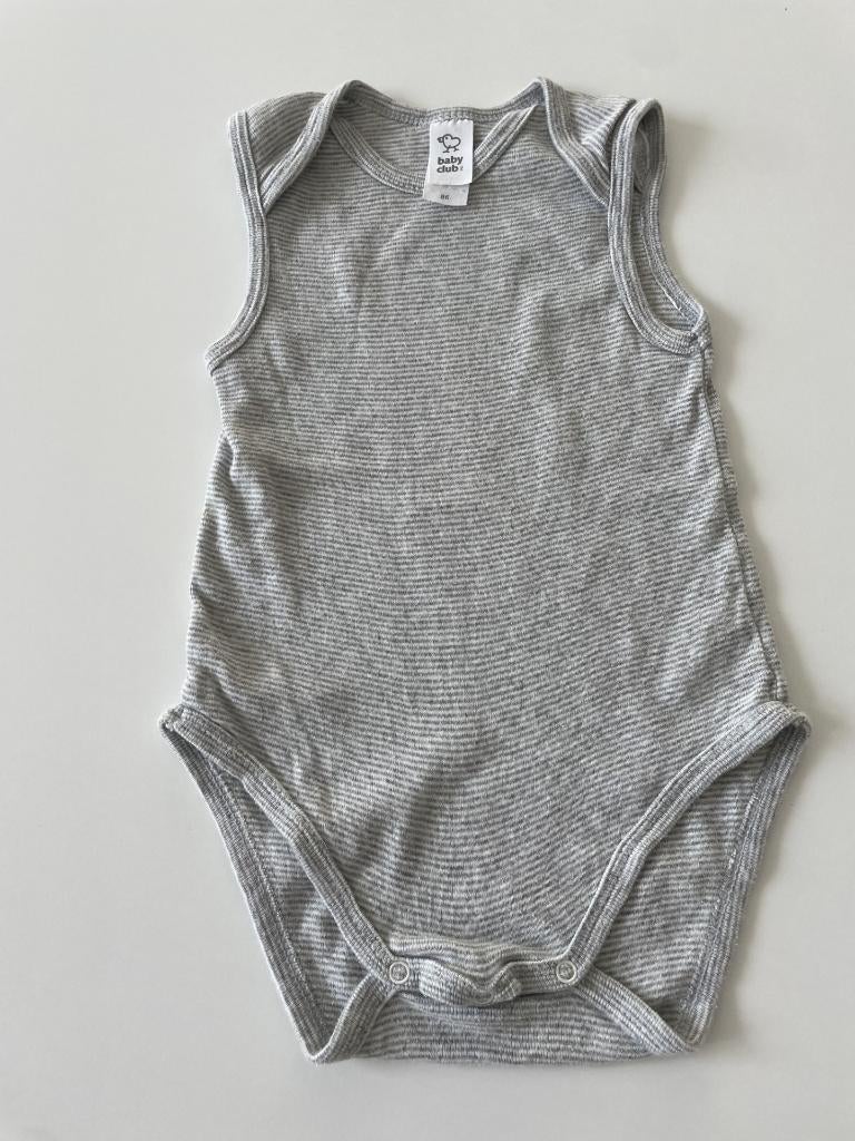 Grijze body maat 86, Kinderen en Baby's, Babykleding | Maat 86, Nacht- of Onderkleding, C&A, Jongetje of Meisje, Ophalen of Verzenden