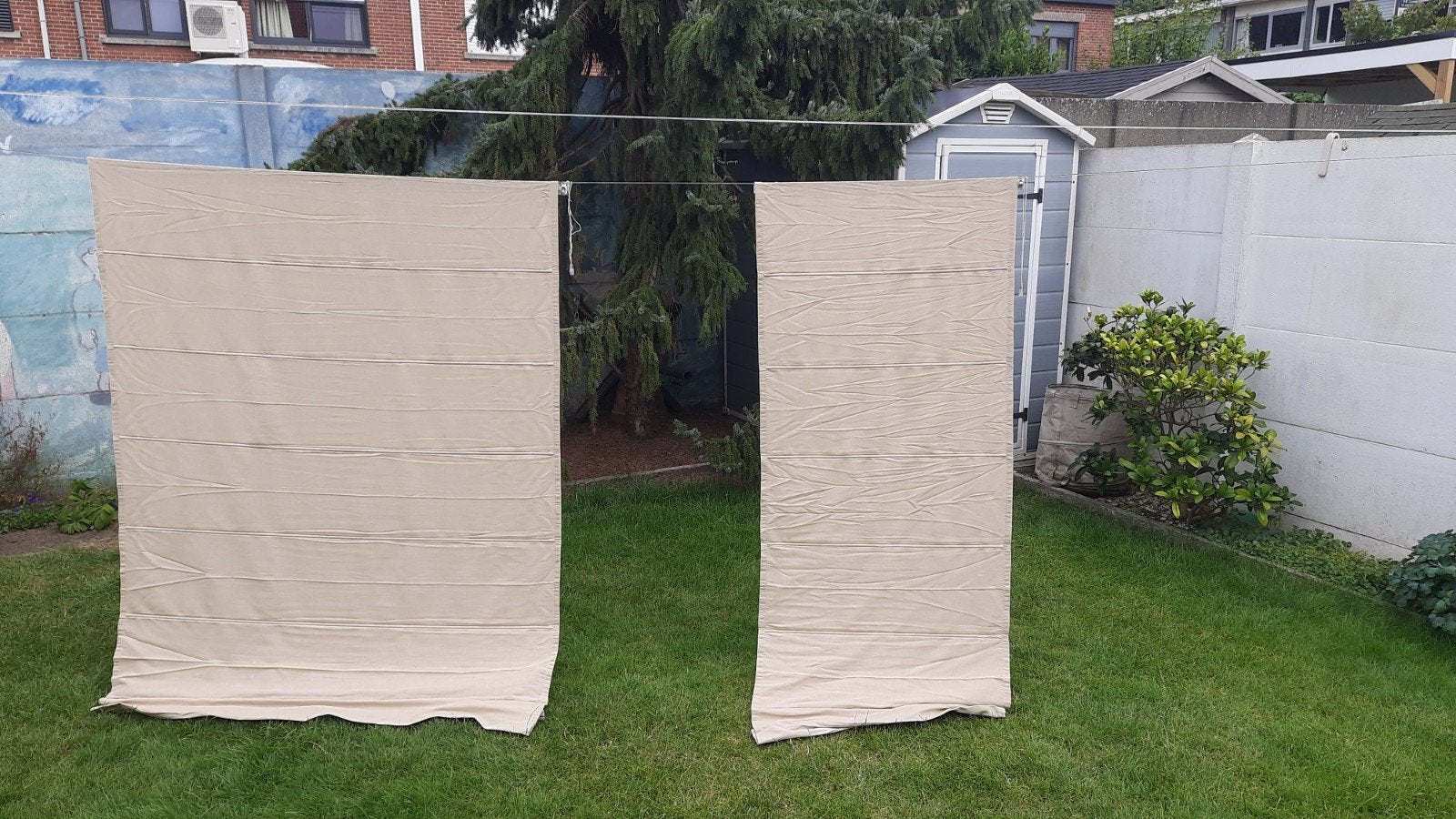 Decosol plooigordijn, Autres marques, Commande par cordon, Beige, Comme neuf