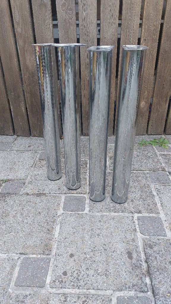4 pieds de table, Maison & Meubles, Enlèvement, Utilisé, Métal, Pied de table