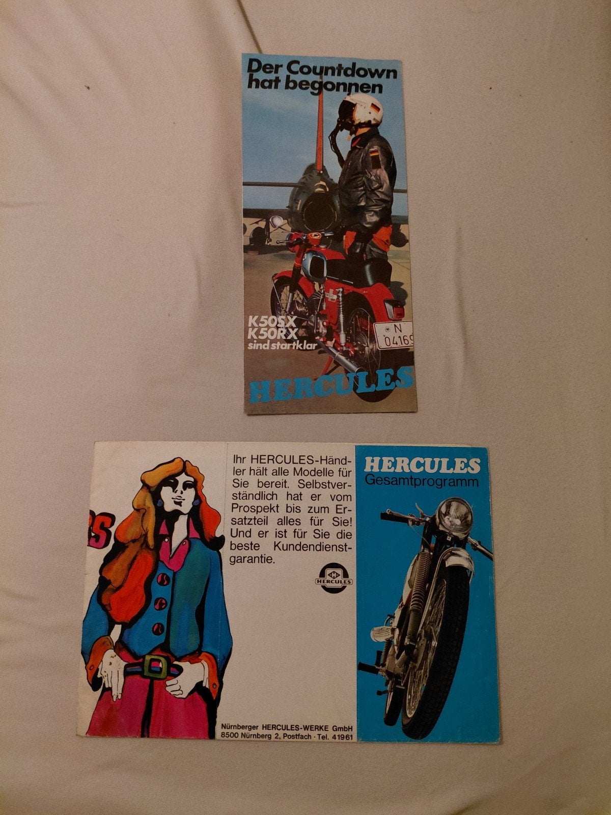 hercules bromfiets fiets brochures, Fietsen en Brommers, Ophalen