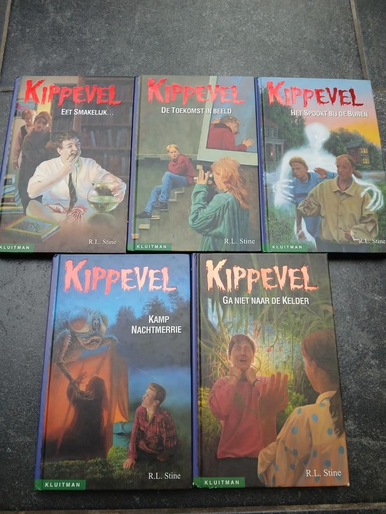 5 boeken uit de reeks Kippenvel, Enlèvement