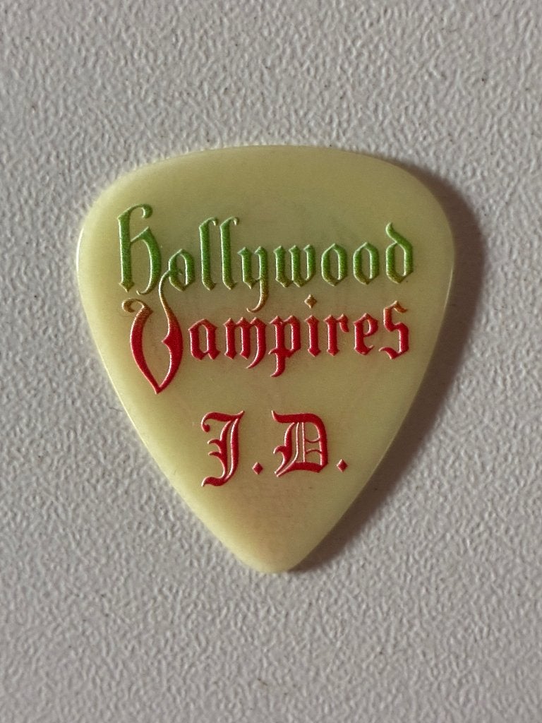 Original Johhny depp hollywood vampires guitarpick Plectrum, Ophalen of Verzenden, Zo goed als nieuw, Rock, Album