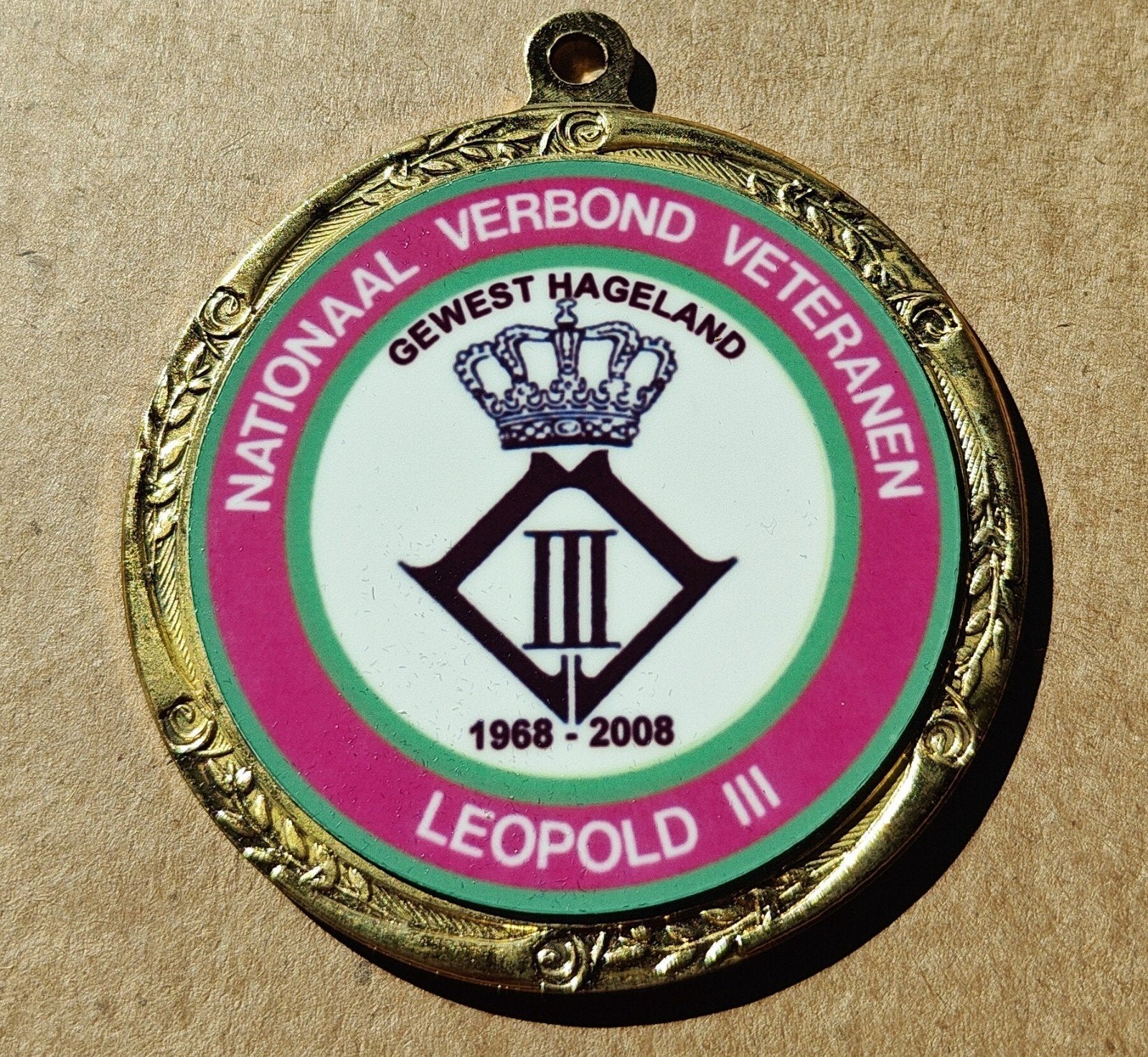 Herdenkingspenning van het Nationaal Verbond Veteranen Z.M., Ophalen of Verzenden, Embleem of Badge