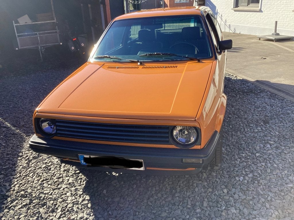 Golf 2 1985, Auto's, Voorwielaandrijving, 4 zetels, Stof, Bruin