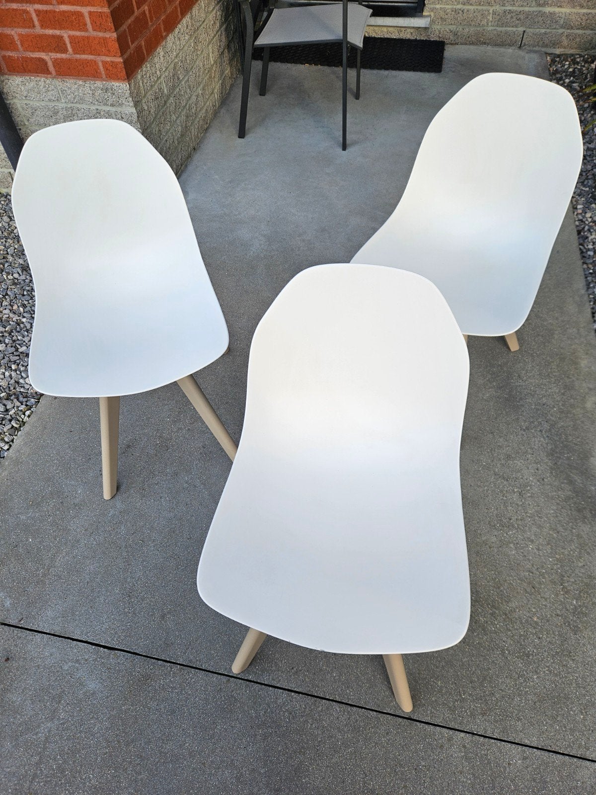 3 chaises Roche Bobois modèle Chistera, Enlèvement, Utilisé, Blanc, Trois