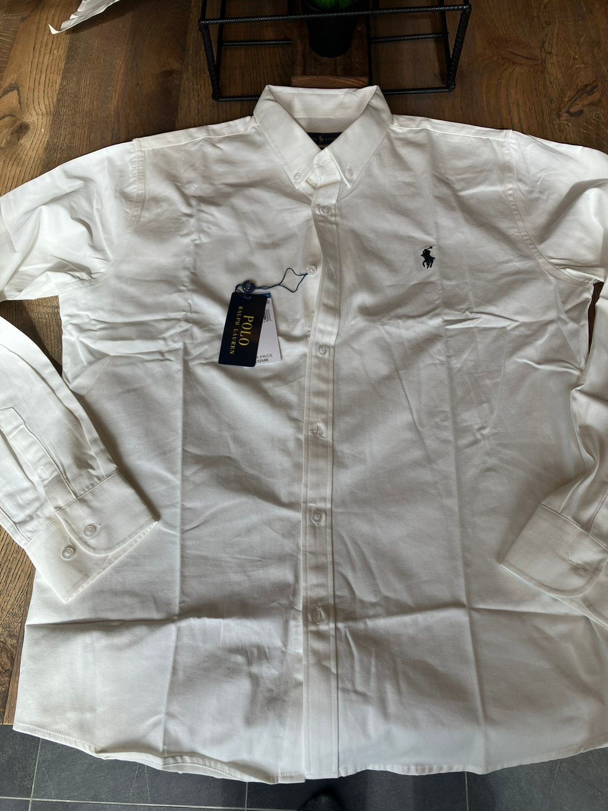 Wit hemd Ralph lauren nieuw. Niet gedragen, Ophalen of Verzenden, Nieuw, Wit