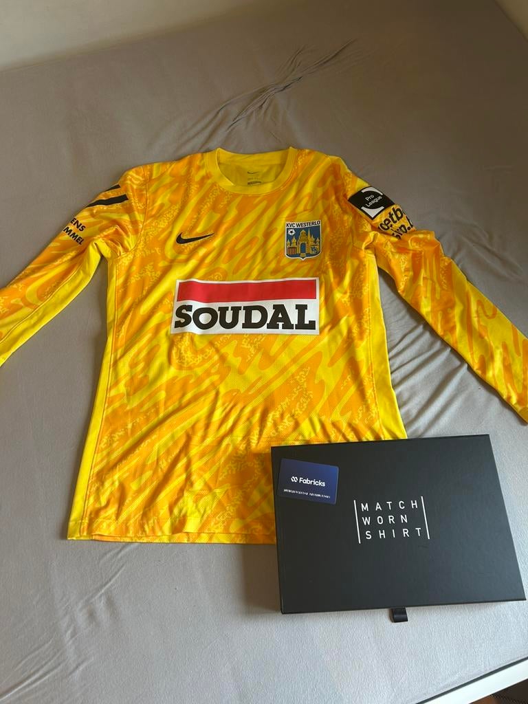 KVC Westerlo match issued shirt – Van Langendonck #30, Sport en Fitness, Voetbal, Maat L, Ophalen of Verzenden, Zo goed als nieuw