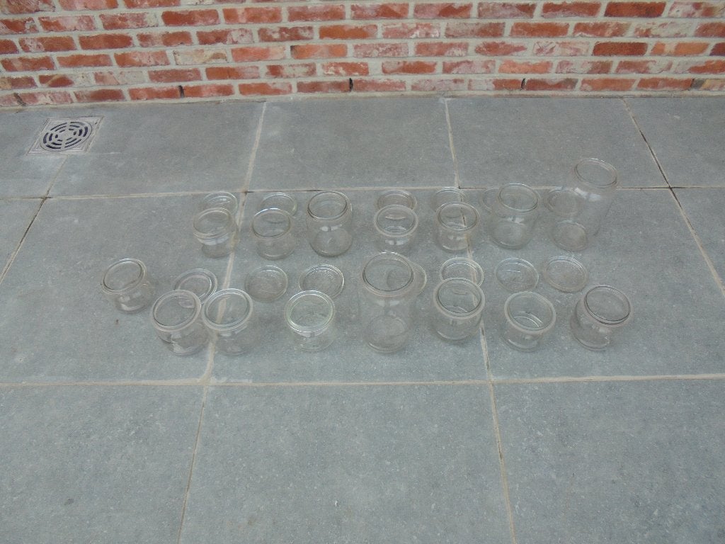 Vintage Weck-bokalen, Ophalen of Verzenden, Voorraadpot, Wit, Overige merken
