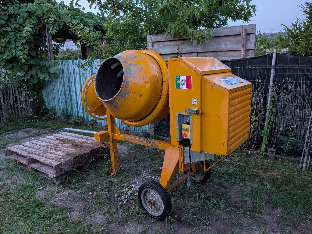 Bétonnière électrique 250L, Enlèvement, Utilisé