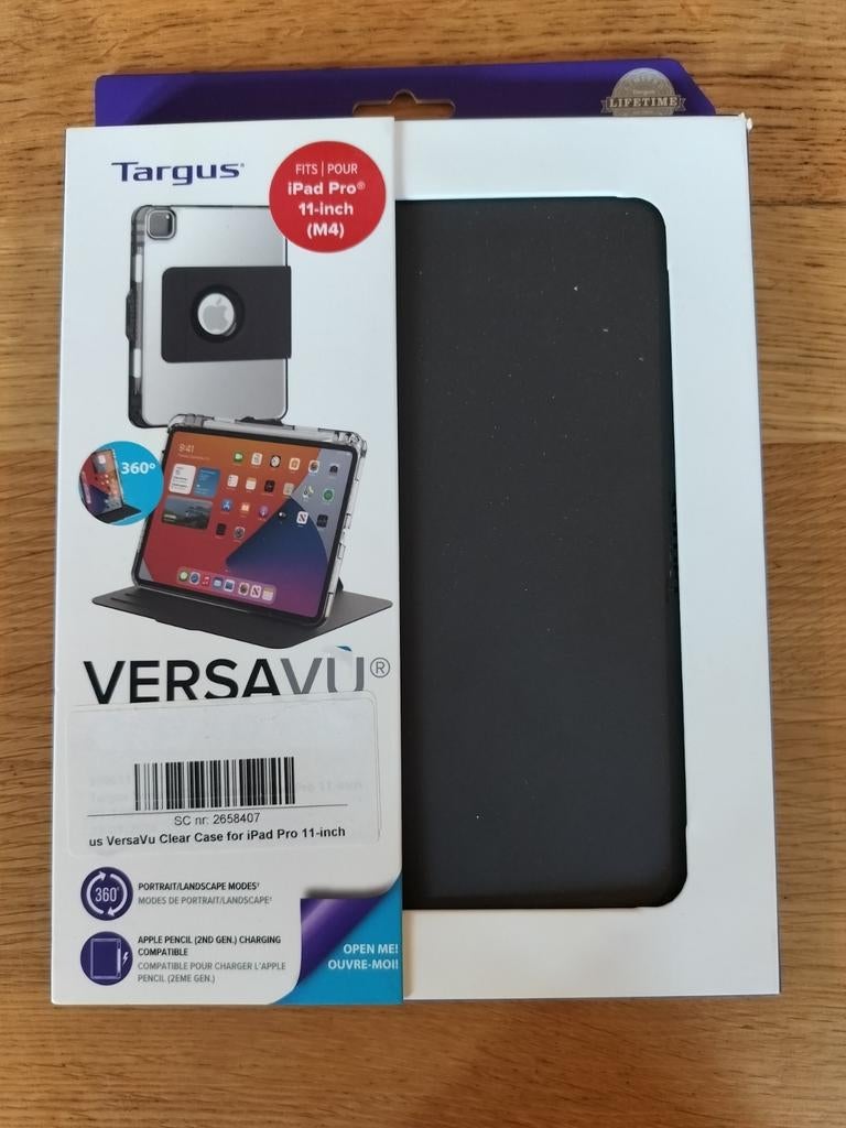 Targus versavu clear case for iPad pro 11inch nieuw!, Ophalen of Verzenden, Nieuw