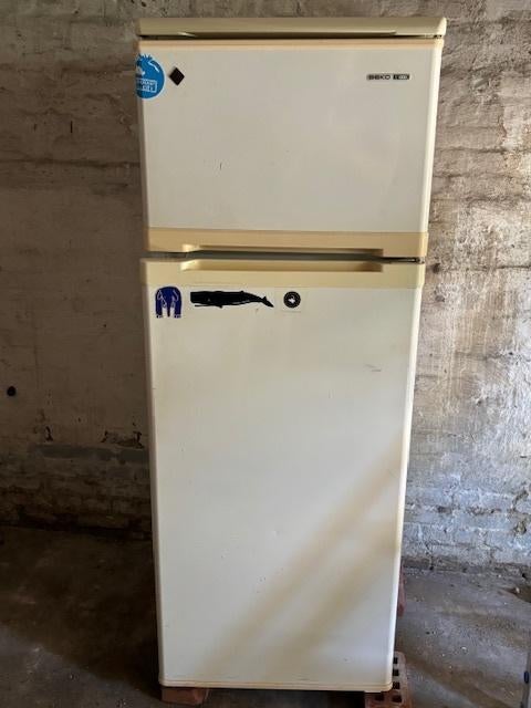 Koelkast met vriezer Beko, Elektronische apparatuur, Ophalen, Gebruikt, 200 liter of meer, 140 tot 160 cm