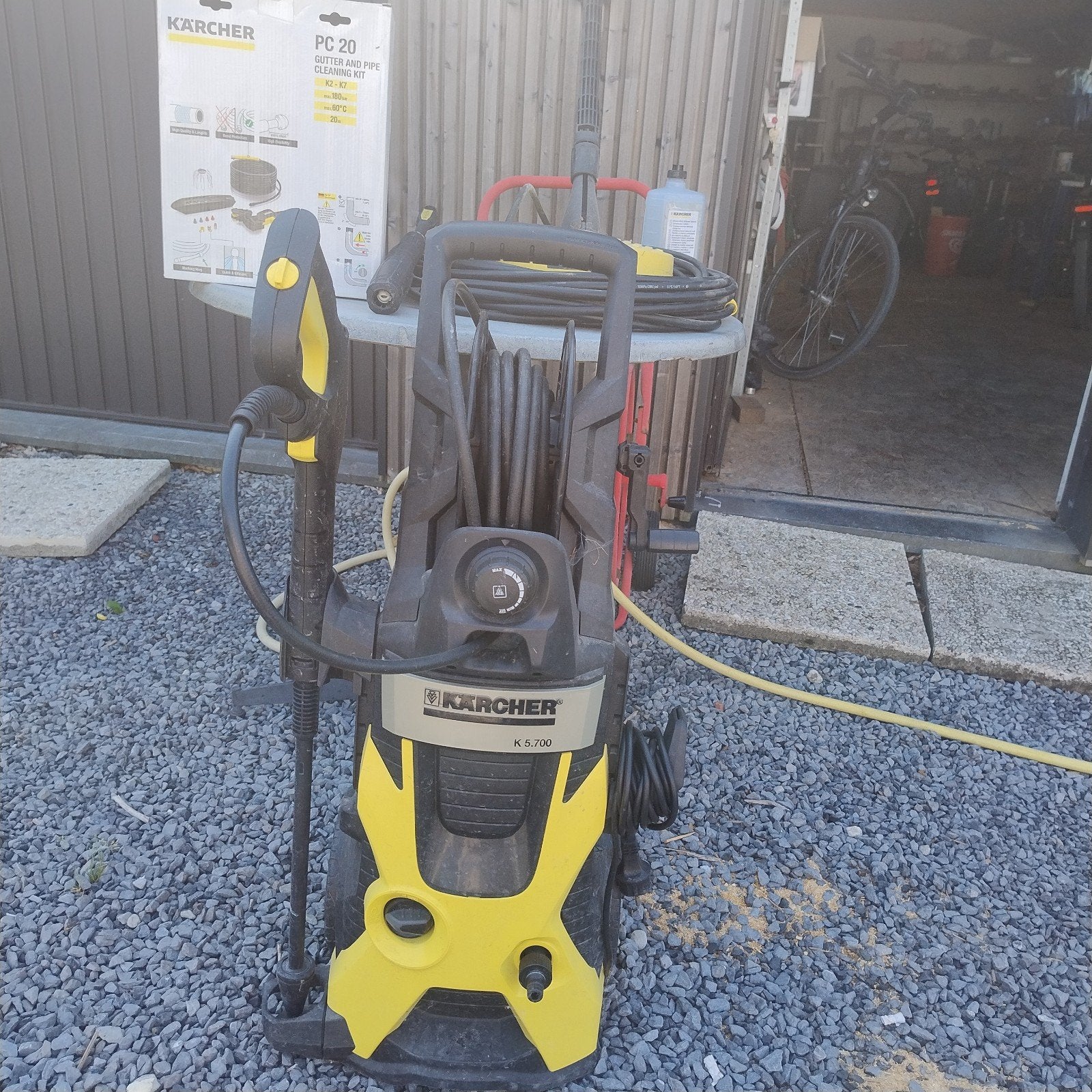 Kärcher K5.700, Enlèvement