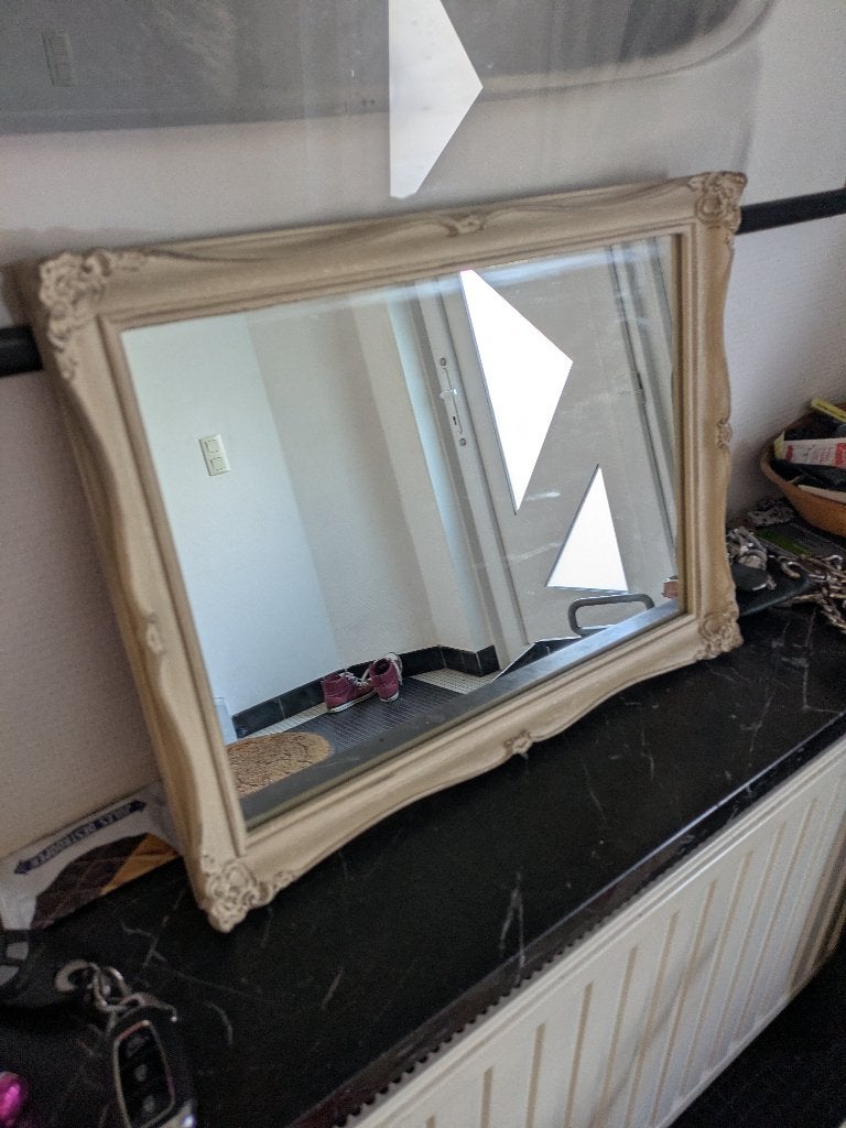 Miroir Baroque comme neuf, Enlèvement, Rectangulaire, Moins de 50 cm, Moins de 100 cm