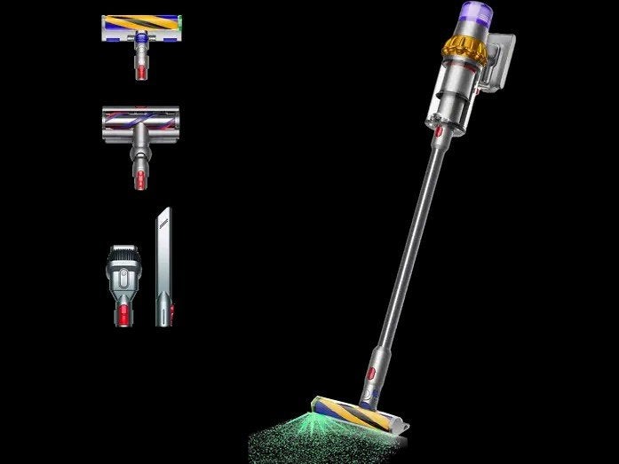 Dyson V15 Detect Absolue, Neuf, Enlèvement ou Envoi, Réservoir, Aspirateur balai