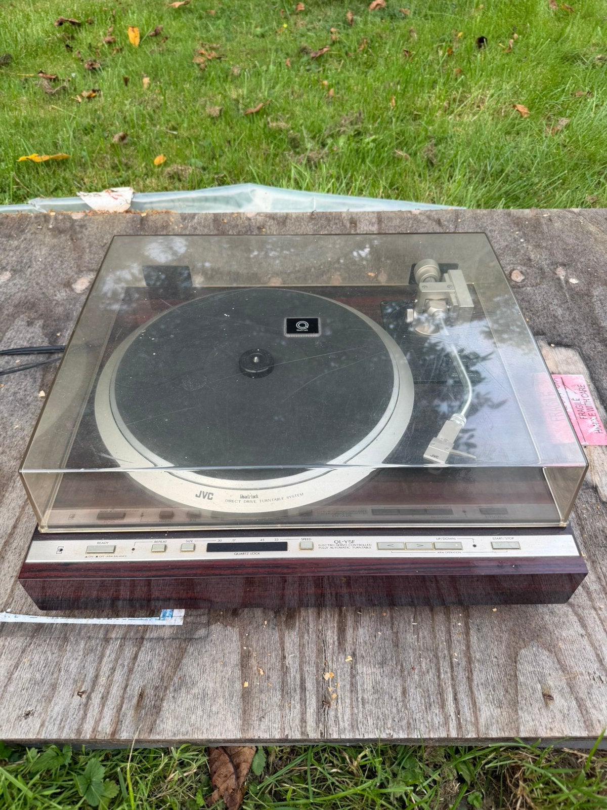 JVC QL-Y5F– Direct Drive / Quartz Lock, Autres marques, Tourne-disque, Comme neuf, Enlèvement