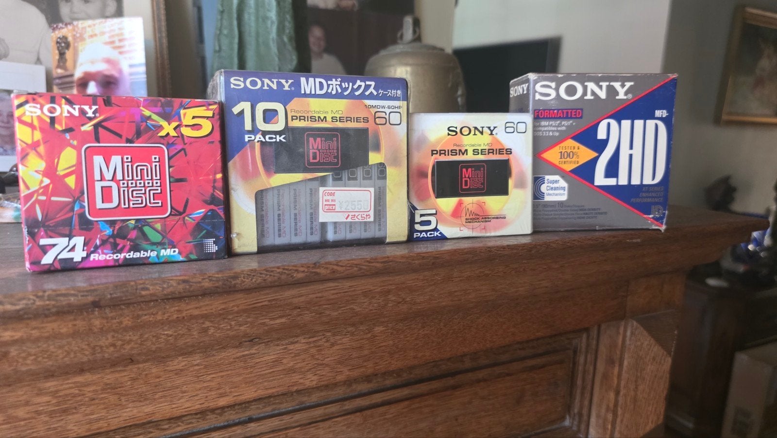 Lot de MiniDiscs Sony Prism / Recordable + Disquettes 3.5" S, Ophalen of Verzenden, Nieuw in verpakking