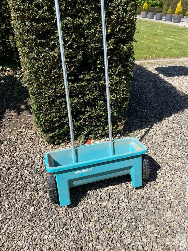 Strooikarretje Gardena, Ophalen, Zo goed als nieuw