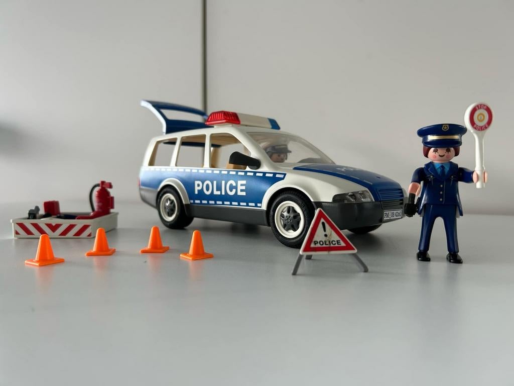 Playmobil 4260 politiewagen, Ophalen of Verzenden, Zo goed als nieuw, Complete set
