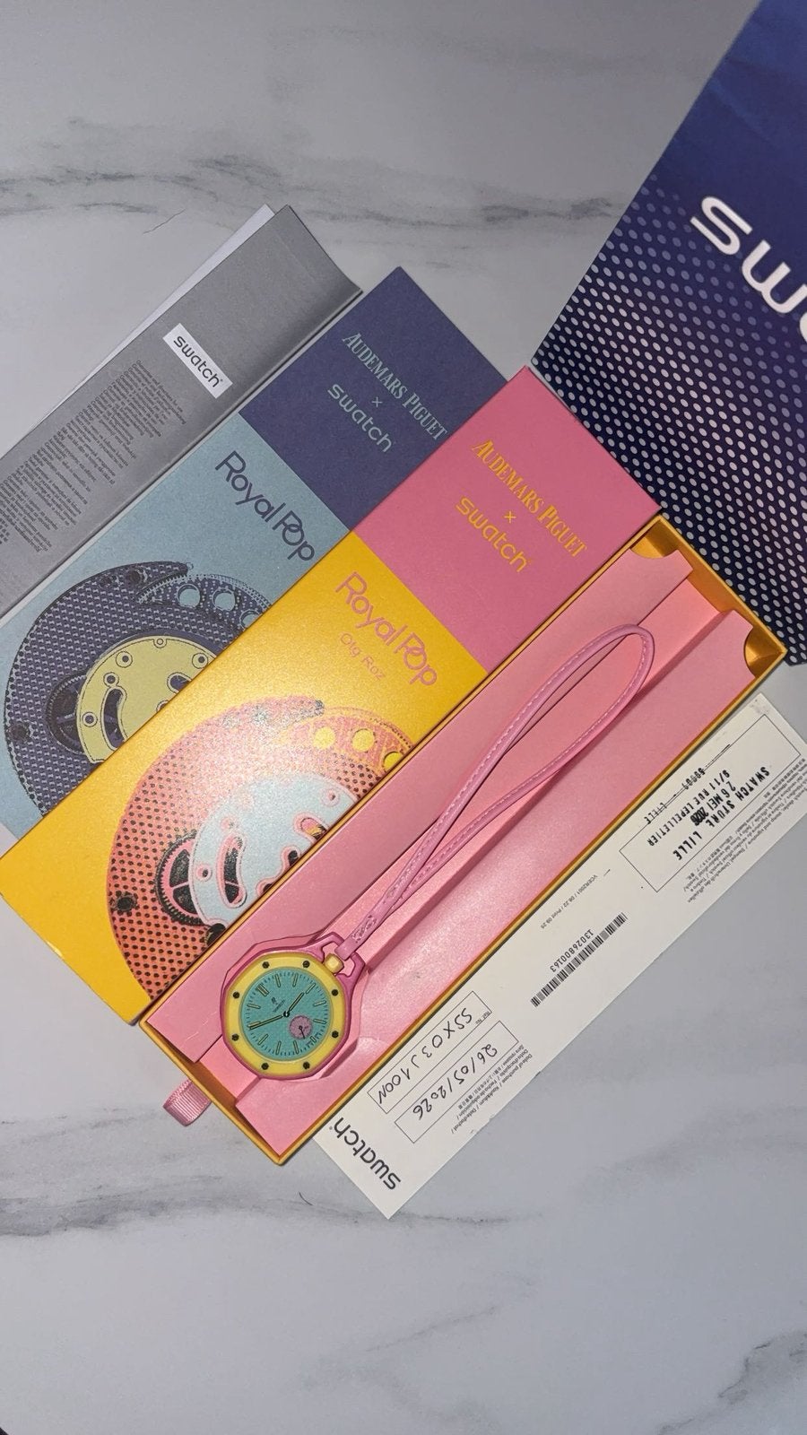 Pop swatch OTG ROZ, Enlèvement ou Envoi, Comme neuf, Swatch