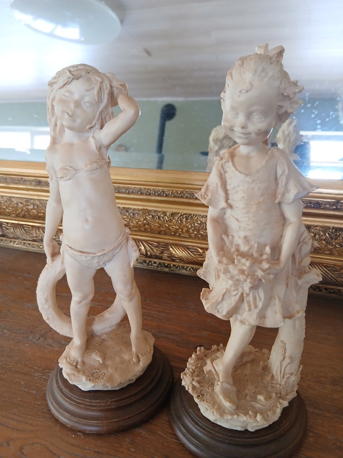 Prachtige set van 2 vintage Giuseppe Armani beeldjes (G.A.), Enlèvement