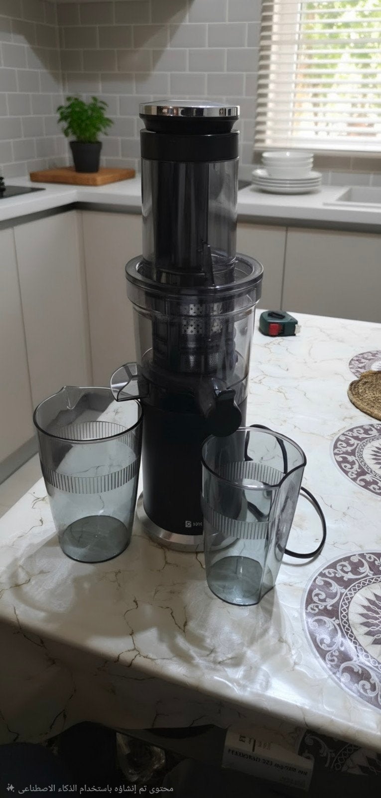 KitchenBrothers Slowjuicer - Zo goed als nieuw, Elektronische apparatuur, Juicers, Ophalen of Verzenden, Slowjuicer