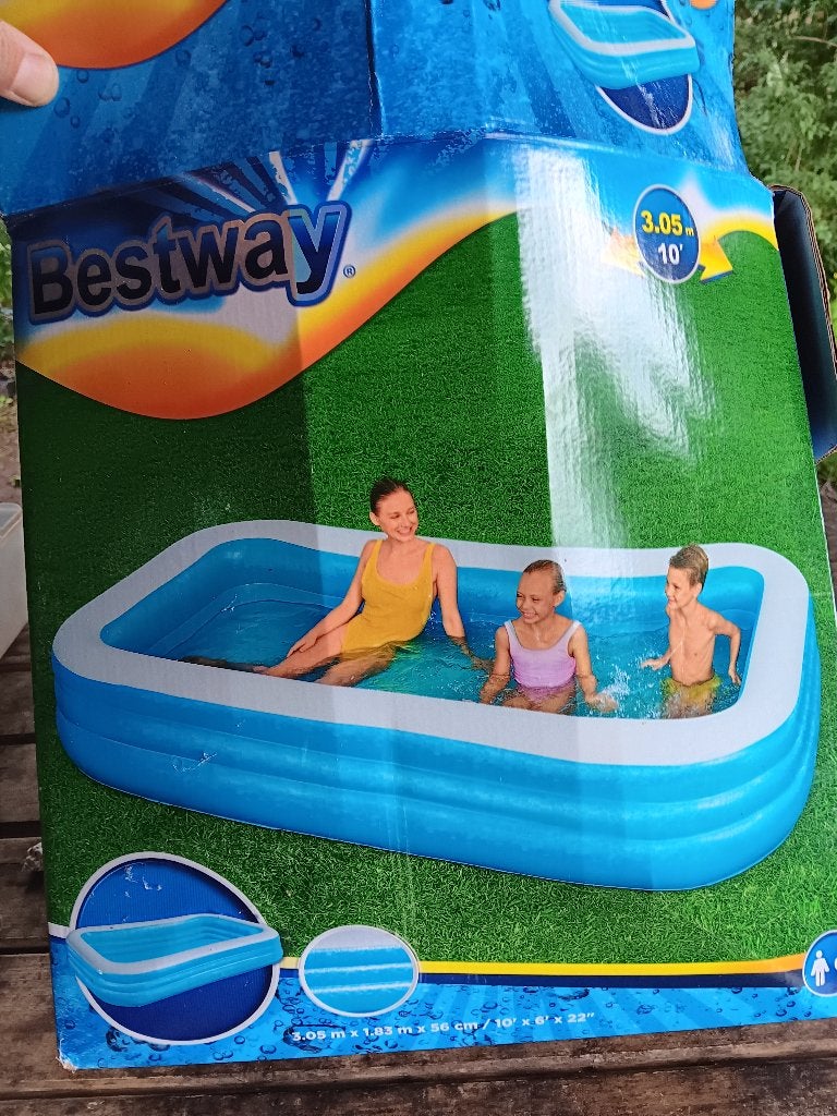Zwembad, 200 à 400 cm, Piscine gonflable, Moins de 200 cm, Comme neuf