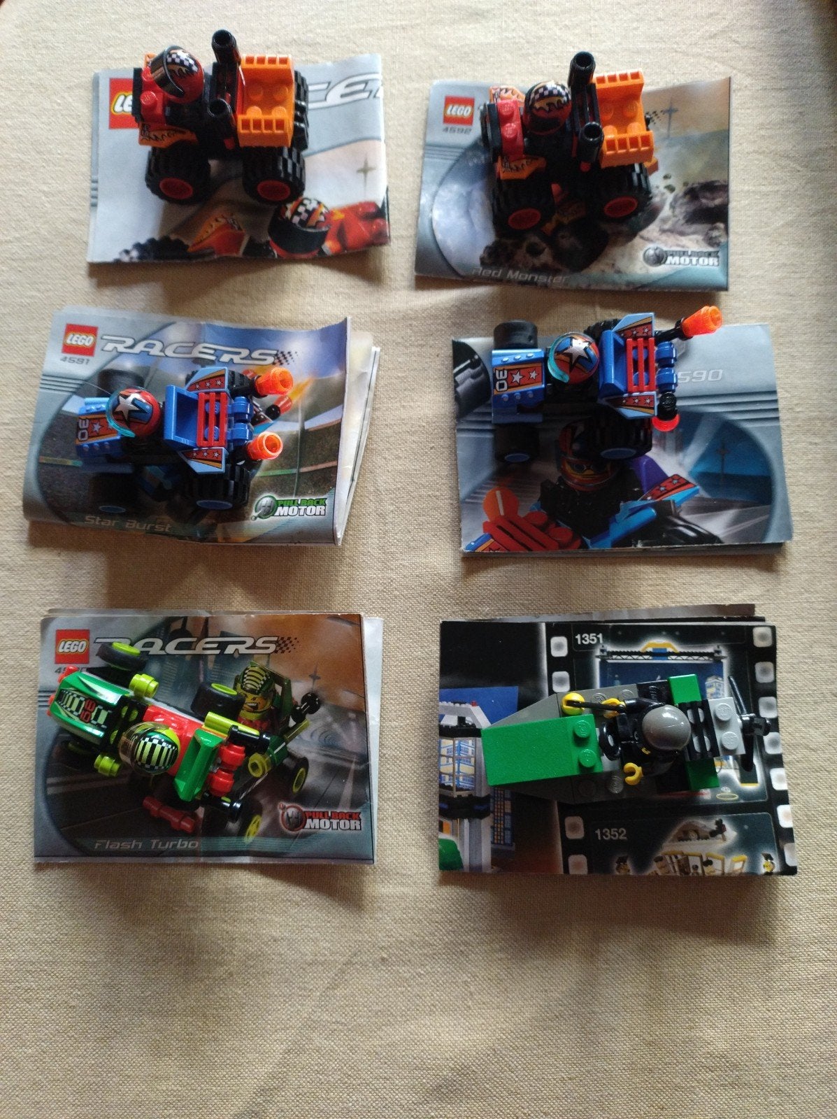 Lego Racers 6 stuks, Ophalen