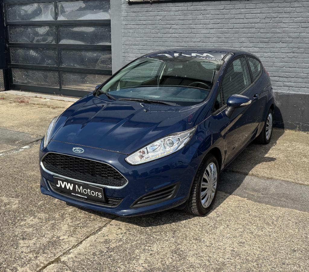 Ford Fiesta 1.25i * Trend * 2016 * Garantie, Voorwielaandrijving, Stof, 4 cilinders, Blauw