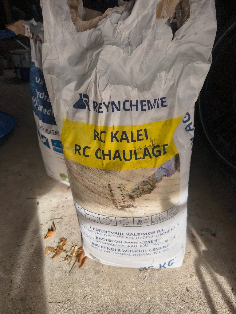 GRATIS : Zak Reynchemie RC Kaleimortel (25 kg, cementvrij), Doe-het-zelf en Bouw, Ophalen, Zo goed als nieuw, Overige typen
