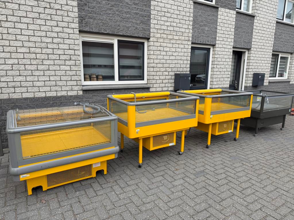 Koeleilanden koelvitrine koeltoonbank koeling, Elektronische apparatuur, Ophalen, Zo goed als nieuw