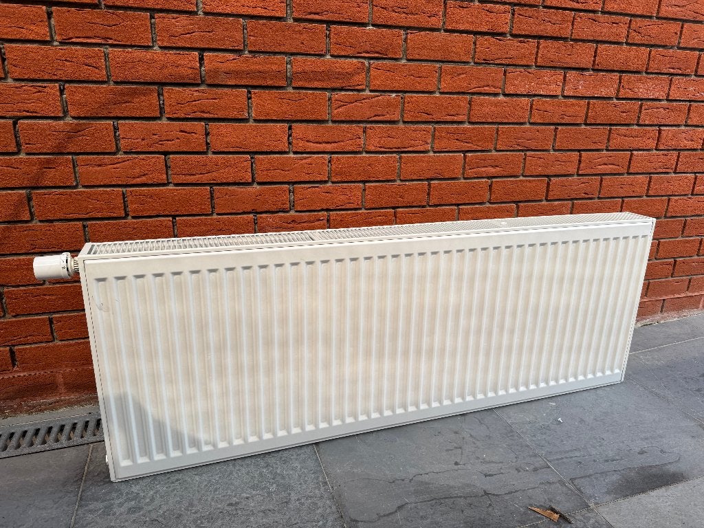 Radiator Van Marcke (140x50), Doe-het-zelf en Bouw, Ophalen, 30 tot 80 cm, Radiator, Zo goed als nieuw