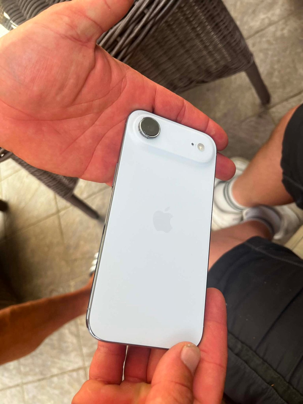 Iphone 17 air, Telecommunicatie, Mobiele telefoons | Apple iPhone, Overige modellen, Wit, Zo goed als nieuw, Ophalen