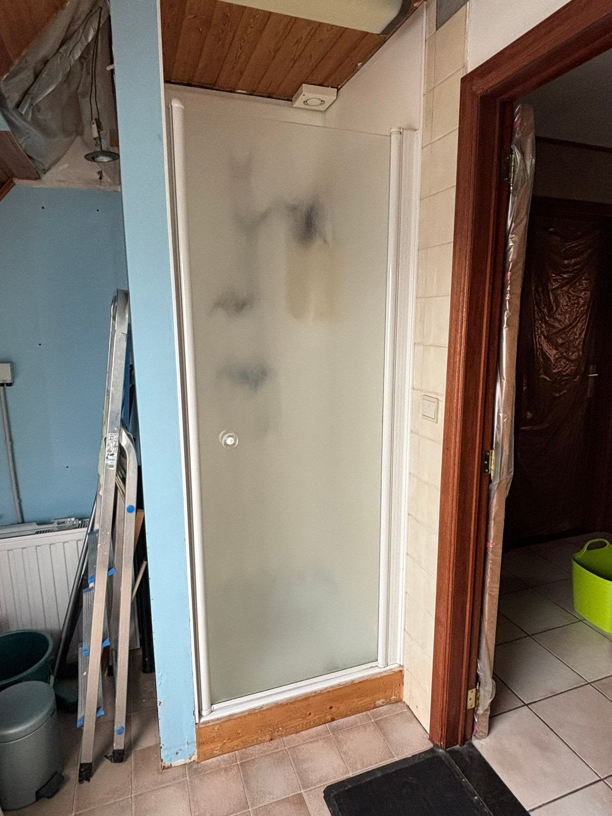 Douchedeur, Ophalen, Gebruikt, Glas, Douche