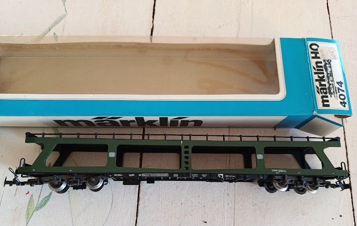 wagon porte-voitures 2 étages Märklin 4074, Enlèvement ou Envoi, Utilisé, Wagon, Märklin