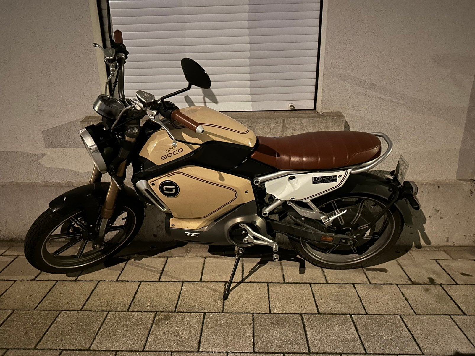 Super Soco TC50 v1, Fietsen en Brommers, Ophalen, Gebruikt, Klasse B (45 km/u), 50 cc