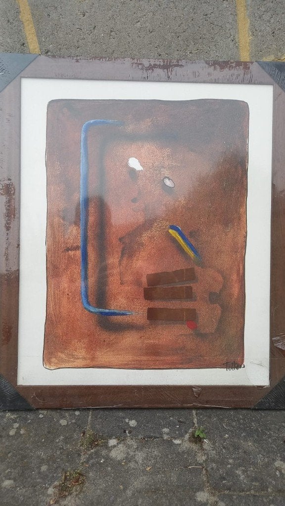 Reproductie van een schilderij van Tulkens, Ophalen