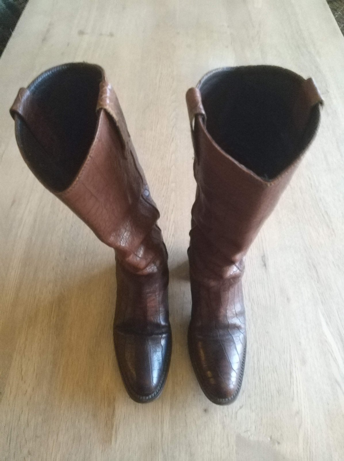 Bottes hautes marron P37, Ophalen, Gedragen, Hoge laarzen